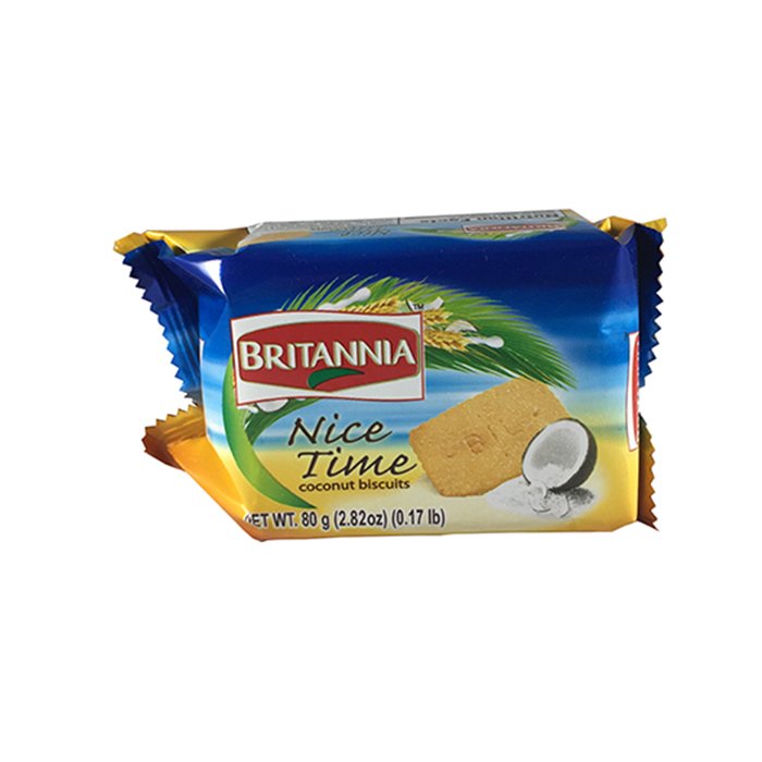 Britannia - Nice Time Coconut Biscuit 80 Gm