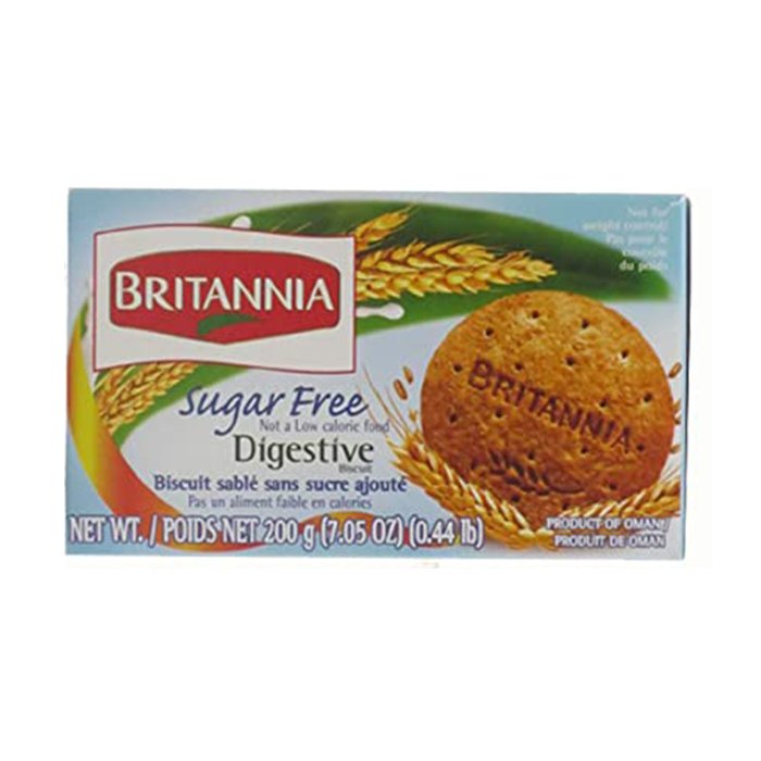 Britannia - Sugar Free Digestive 200 Gm 7 Oz