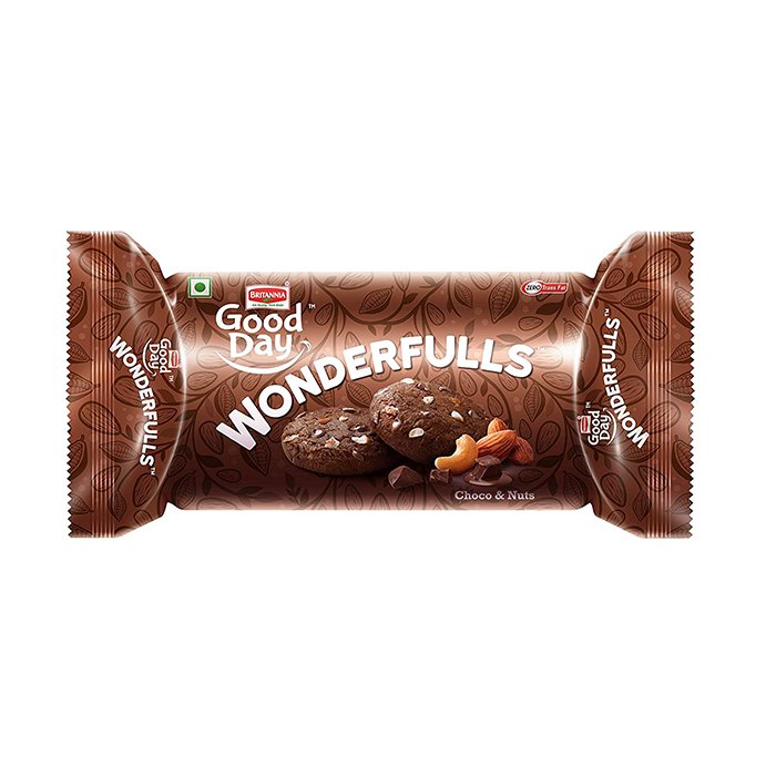 Britannia - Wonderfulls Choco 75 Gm Nut