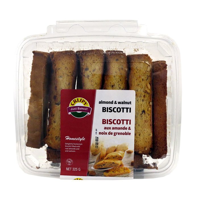 Crispy - Almond Walnut Biscotti 325 Gm