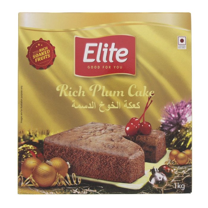 Elite  - Rich Plum Cake 1 Kg 