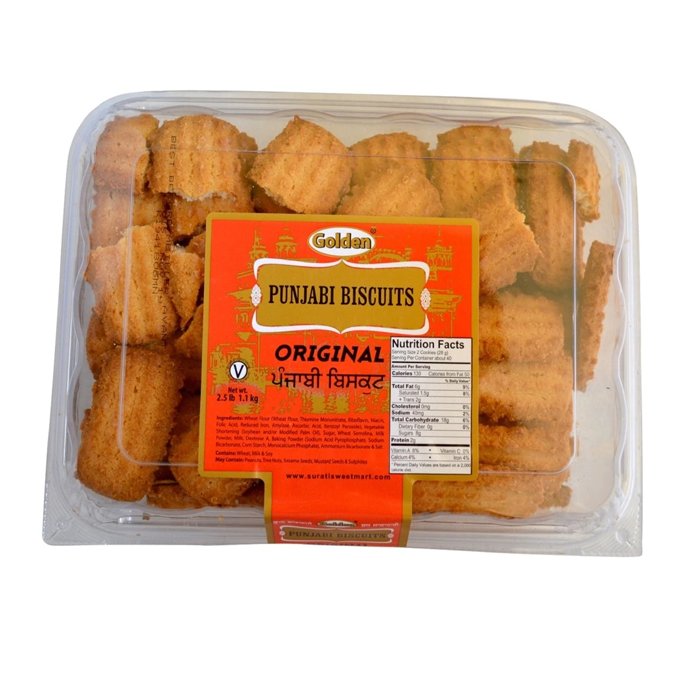 Golden - Punjabi Biscuits 2.5 Lb