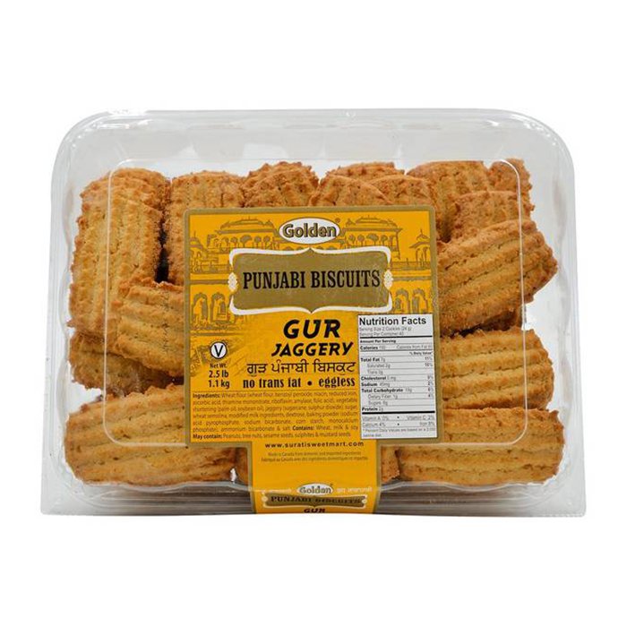 Golden - Punjabi Biscuits Gur 2.5  Lb