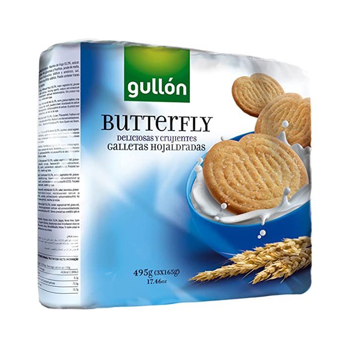 Gullon - Butterfly Cookies 494 Gm