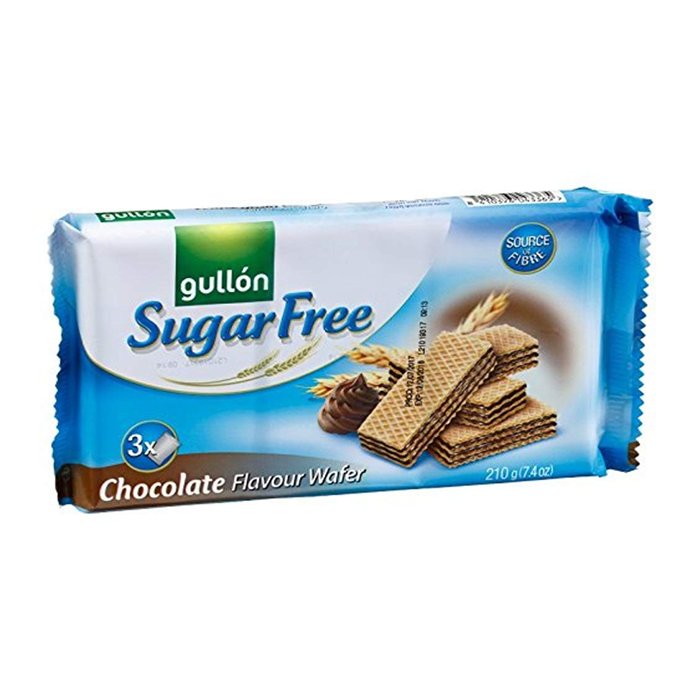 Gullon - Sugarfree Wafer 210 Gm Chocolate
