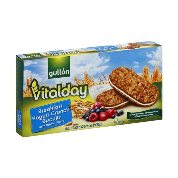 Gullon - Vitalday Breakfast Hazelnut 220 Gm cookie