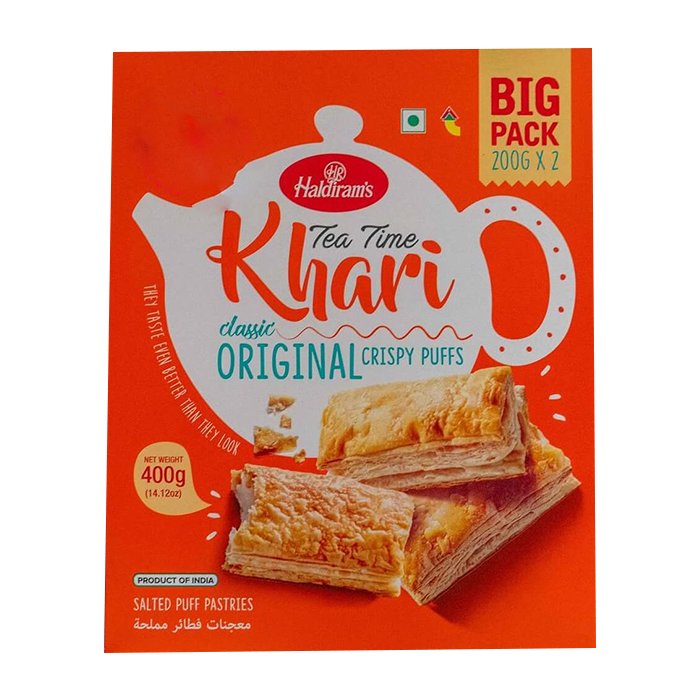 Haldiram - Original Plain Khari 400 Gm