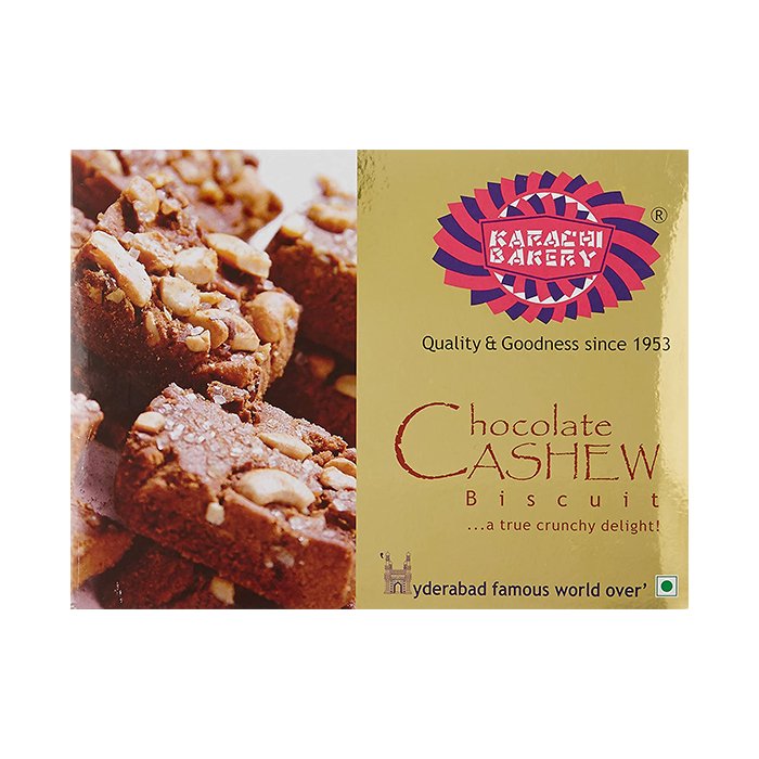 Karachi - Choco Cashew Biscuit 400 Gm