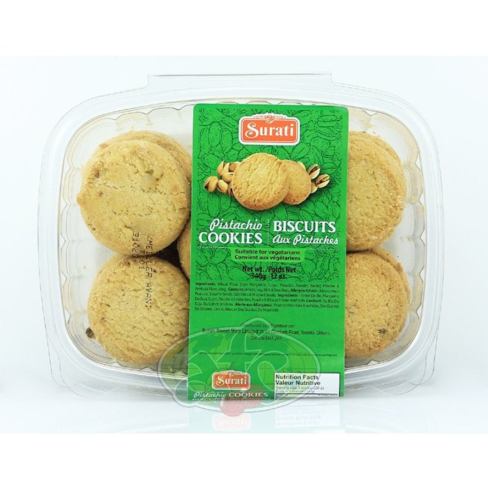 Surati - Pistachio Biscuit 340 Gm cookies