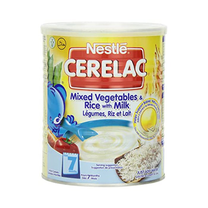 Nestle - Cerelac Mixed Vegetabl Rice Milk 400 Gm