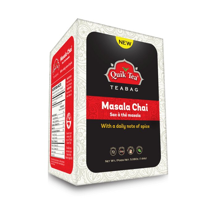 Quick Tea - Masala Chai Tea Bags 144 Gm