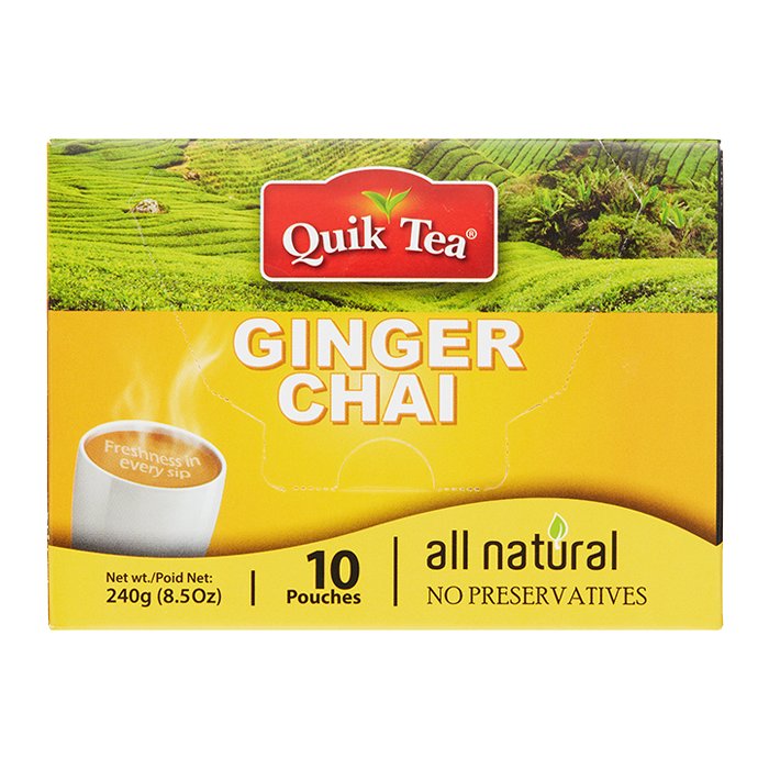 QuikTea - Ginger Chai 10 Ct