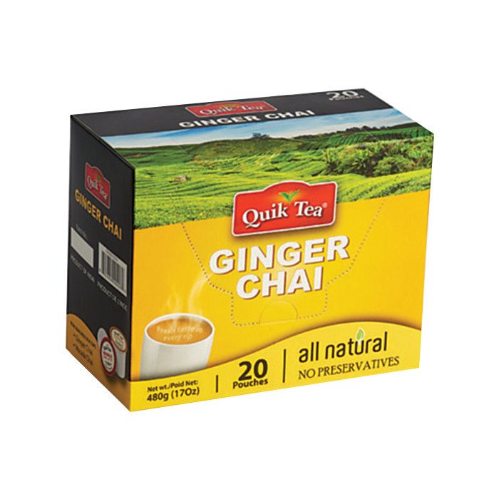 QuikTea - Ginger Chai 72 Ct
