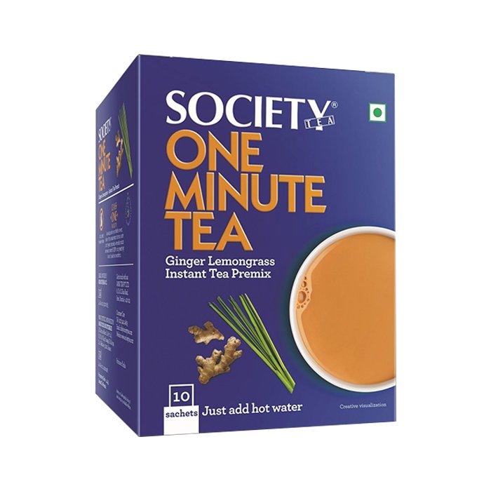 Society - One Minute Ginger Lemongrass 10 Tea Bags