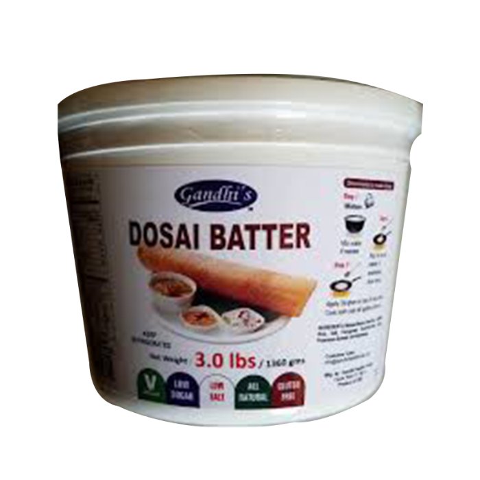 Gandhi - Org Dosai Batter 3 Lb