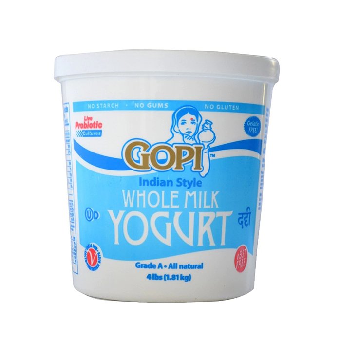 Gopi - Whole Milk Yogurt 4 Lb