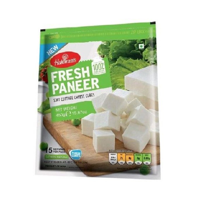 Haldiram - Fresh Paneer Cubes 450 Gm