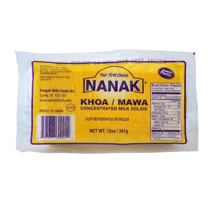 Nanak - Fresh Khoa Mawa Milk Solids 340 Gm