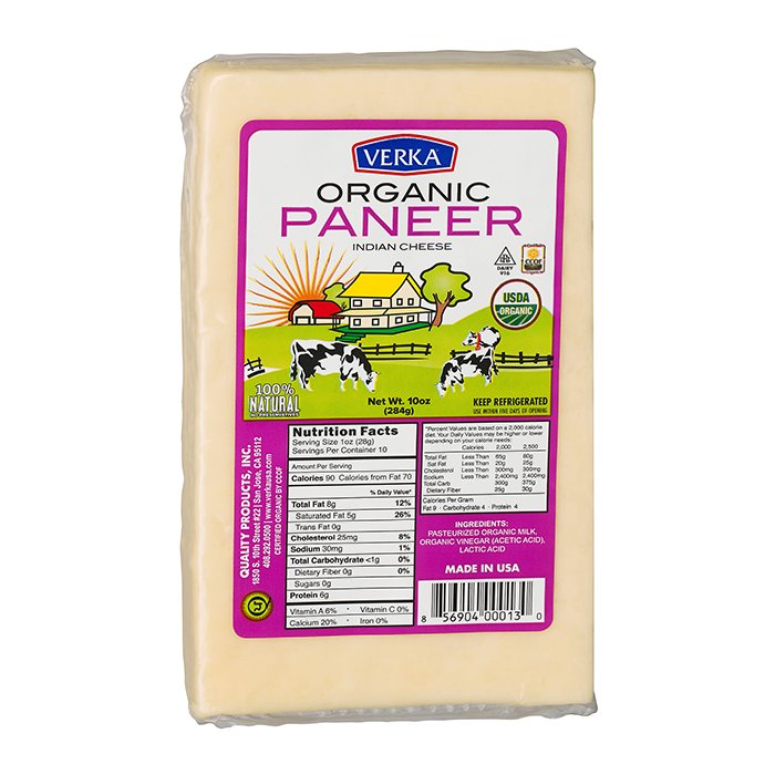 Verka - Organic Paneer 10 Oz