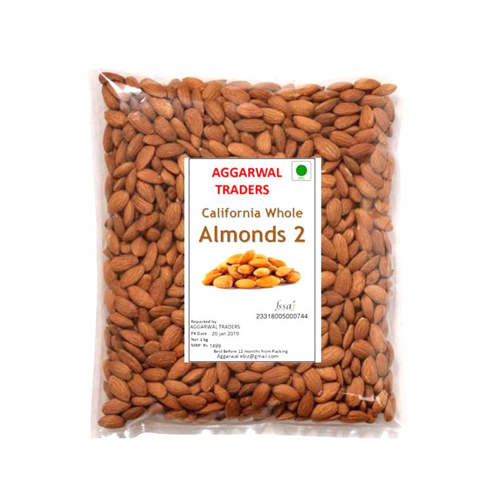 Almonds Whole 400 Gm 