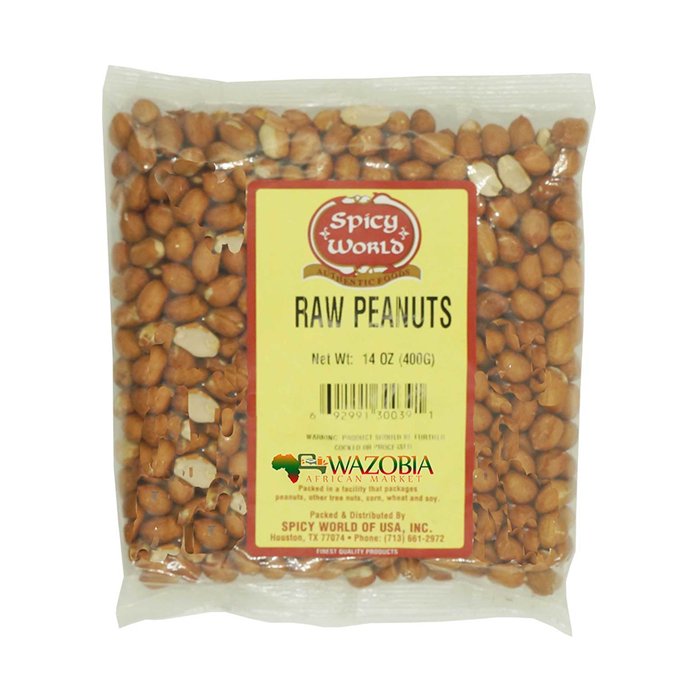 Spicy World - Raw Peanuts 4 Lb 
