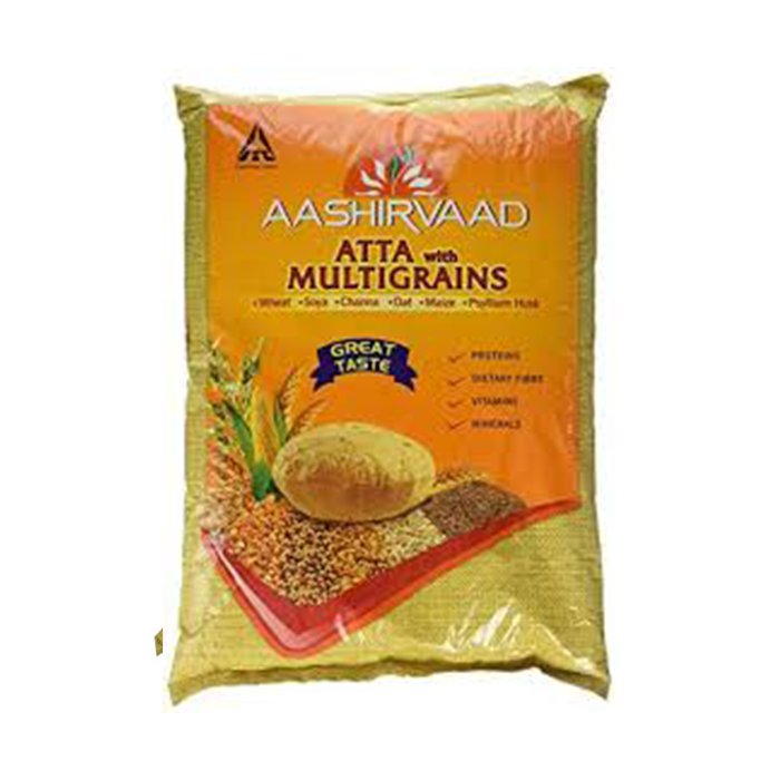 Aashirvaad - Multigrain Whole Wheat Flour Atta 4 Lb