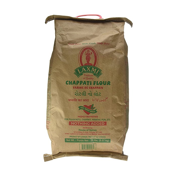 Laxmi - Chappati Flour 100% Whole Wheat 20 Lb