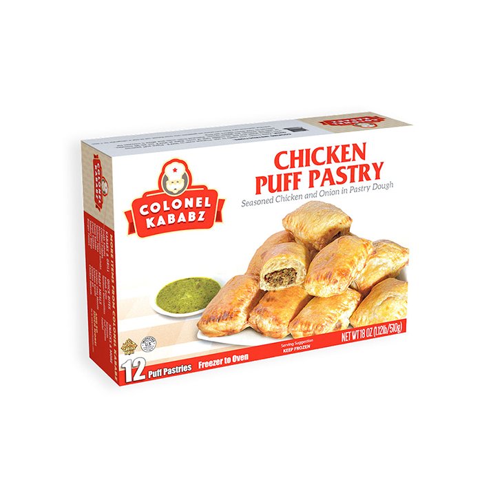 Colonel Kababz - Halal Chicken Puff Pastry 510 Gm