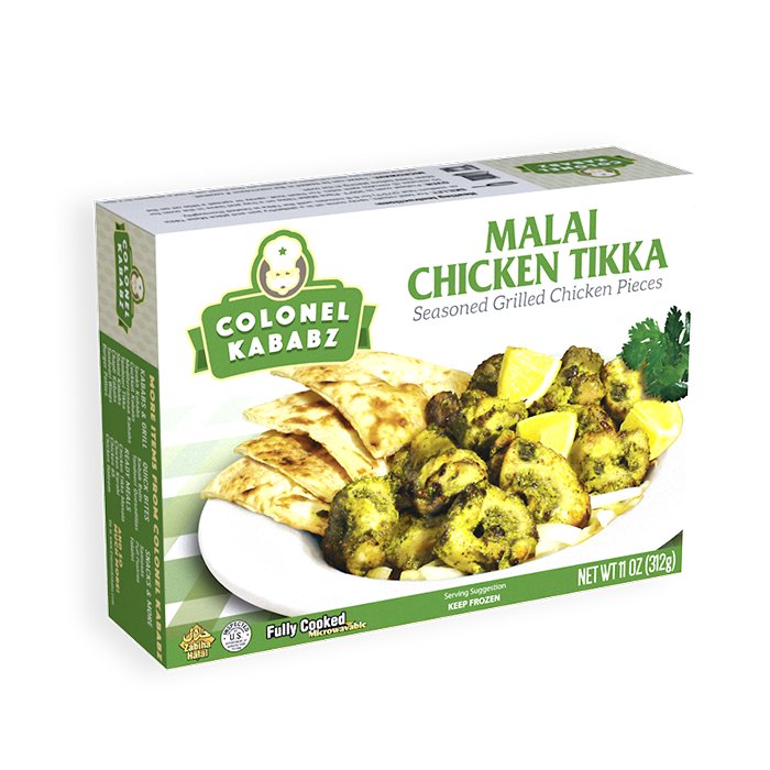 Colonel Kababz - Halal Malai Chicken Tikka 312 Gm