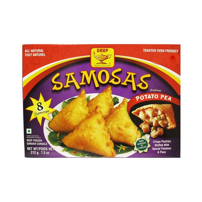 Deep - Potato Peas Samosa 24 Ct