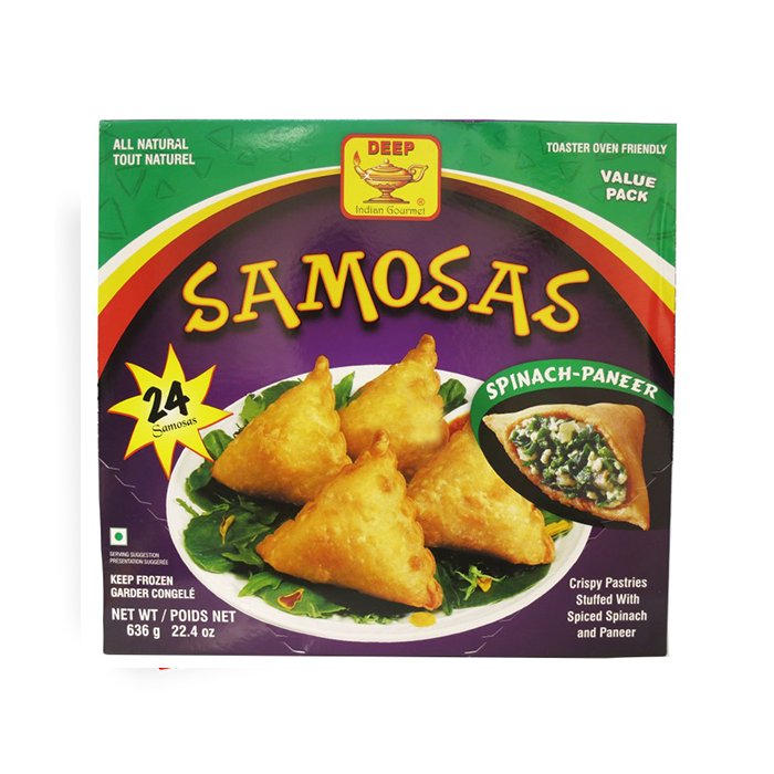 Deep - Spinach Paneer Samosa 24 Ct