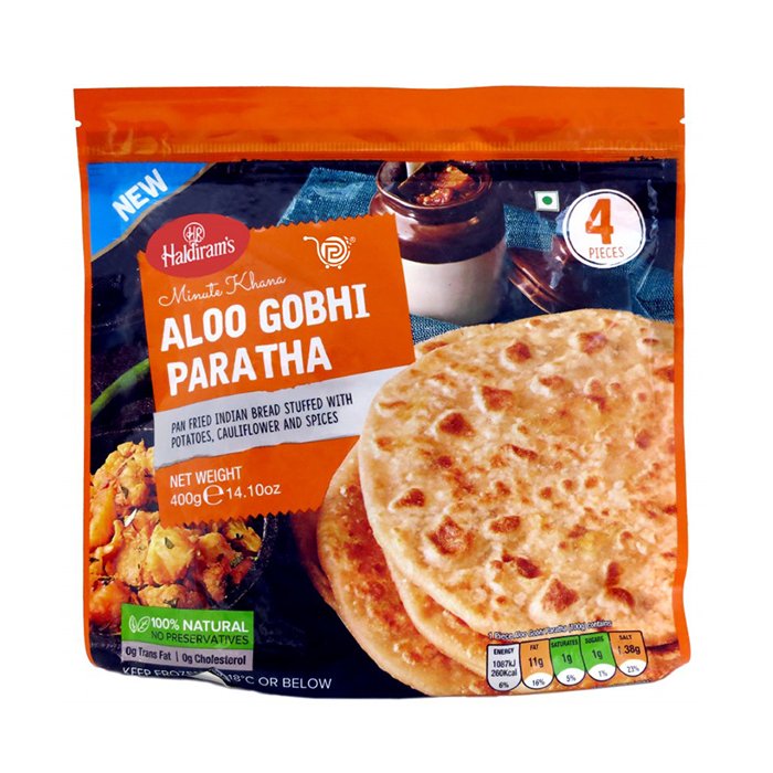 Haldiram - Aloo Gobhi Paratha 400 Gm