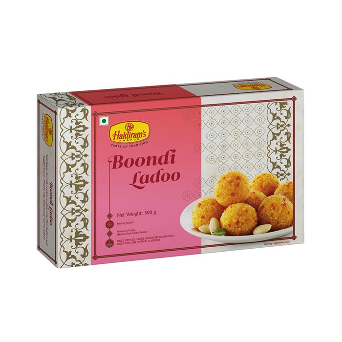 Haldiram - Boondi Ladoo 360 Gm