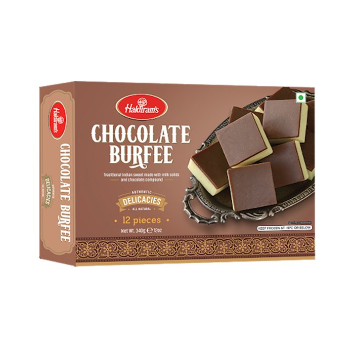 Haldiram - Chocolate Burfee 340 Gm