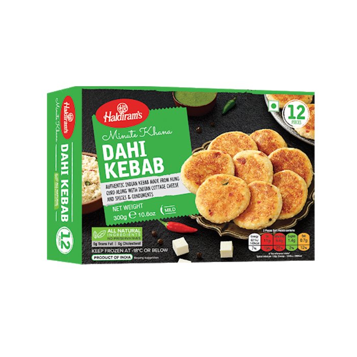 Haldiram - Dahi Kebab 12 Ct 300 Gm