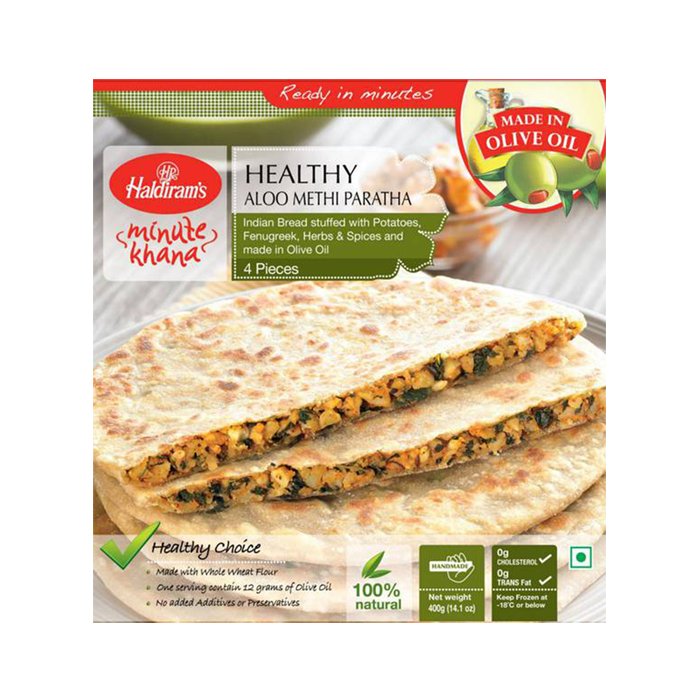 Haldiram - Healthy Aloo Methi Paratha 400 Gm