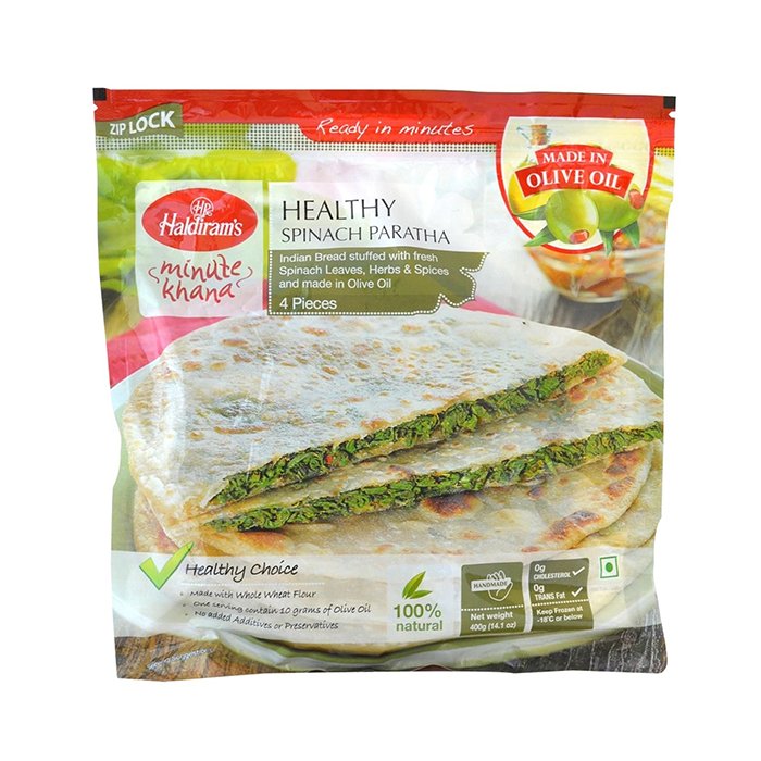 Haldiram - Healthy Spinach Paratha 400 Gm