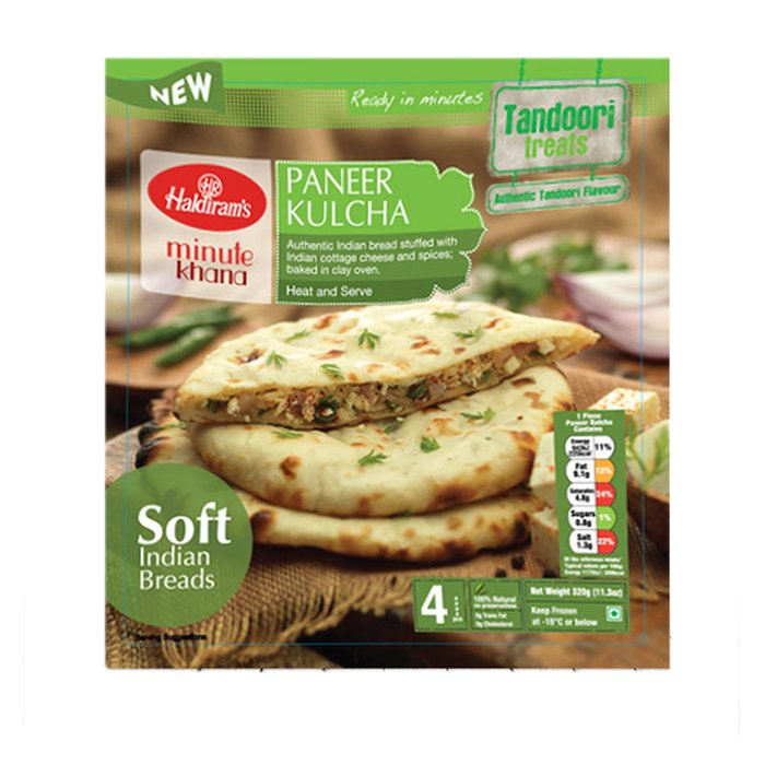 Haldiram - Paneer Kulcha 320 Gm