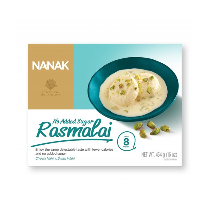 Nanak - Rasmalai No Added Sugar 8 Ct