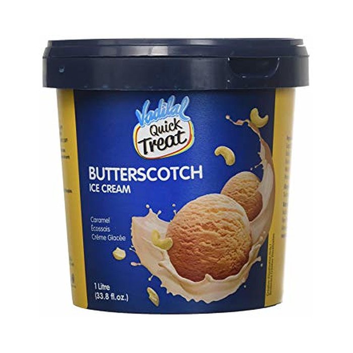 Vadilal - Butterscotch Icecream 1 Lt
