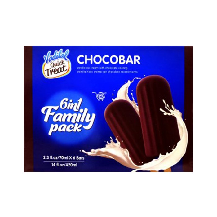 Vadilal - Chocobar 6in1 Family Pack 420 Ml
