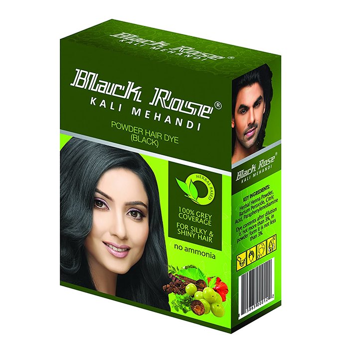Black Rose - Kali Mehandi Hair Henna 50 Gm