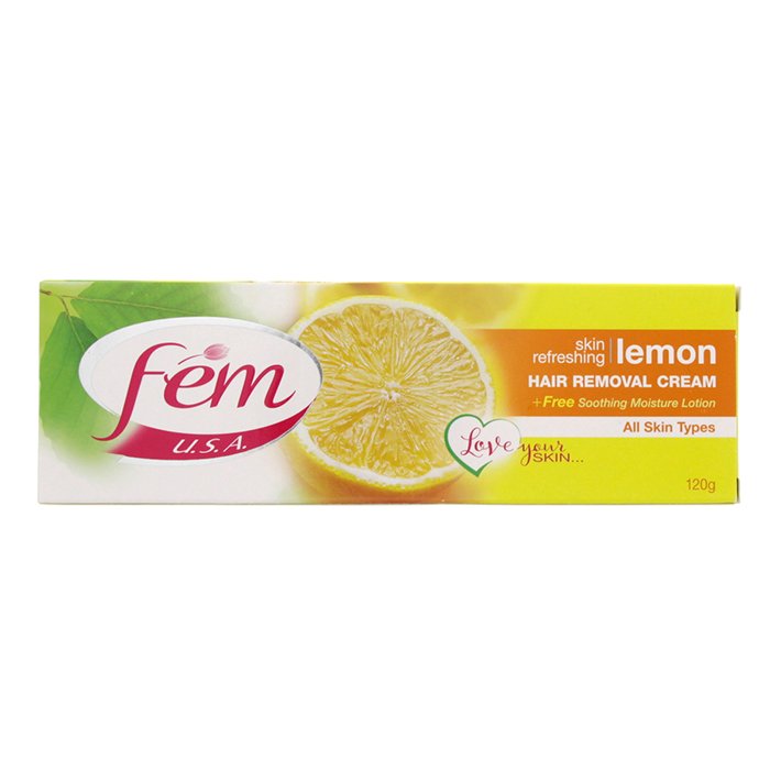 Fem - Lemon Hair Removal Creme 120 Gm