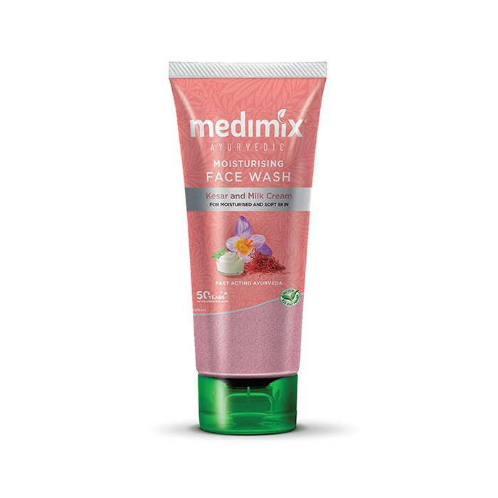 Medimix - Face Wash Kesar 150 Gm Milk Cream Soap