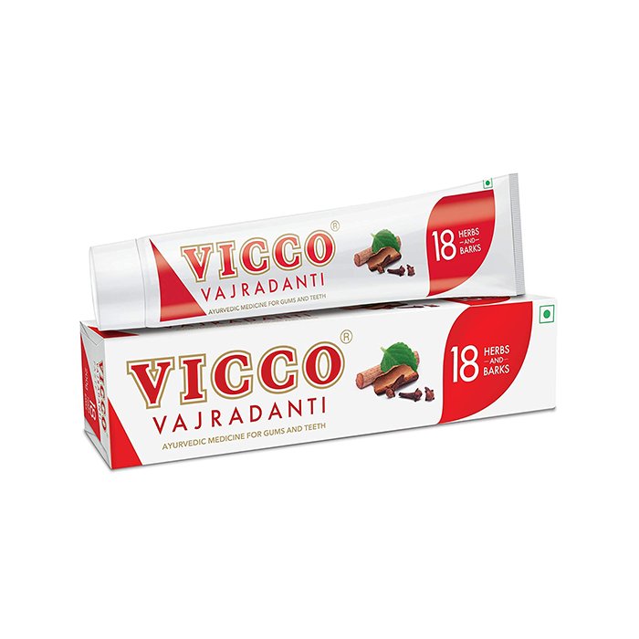Vicco - Vajradanti Herbal 200 Gm 18 Herbs toothpaste
