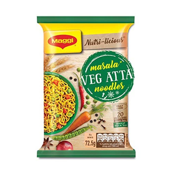 Maggi - Veg Atta Noodles Masala 73 Gm