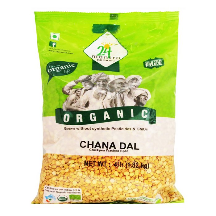 24 Mantra - Org Chana Dal 4 Lb 