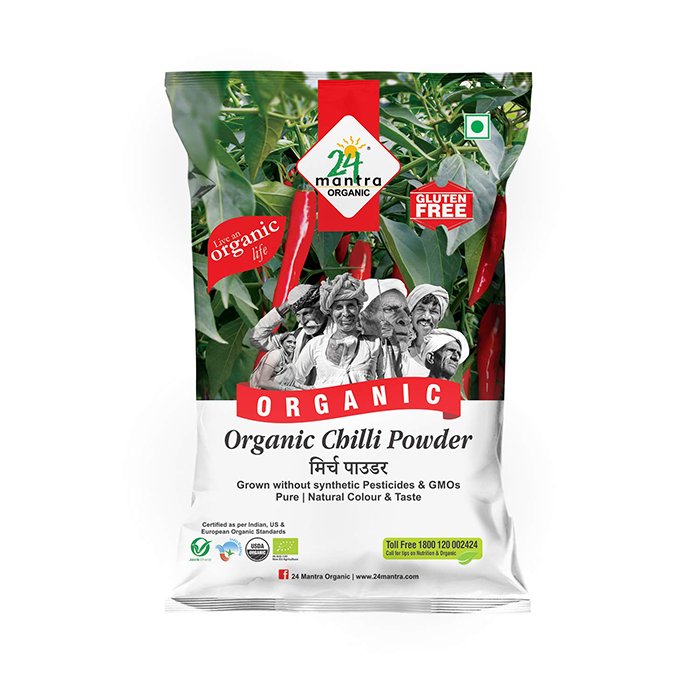 24 Mantra - Org Chilli Powder 200 Gm