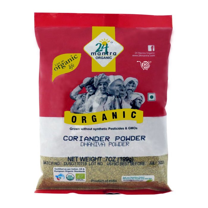 24 Mantra - Org Coriander Powder 200 Gm