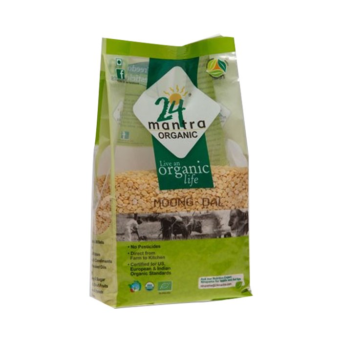 24 Mantra - Org Moong Dal 2 Lb 